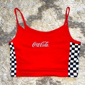 coca-cola cropped tank top